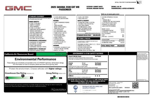 2025 GMC Savana 3500 LT
