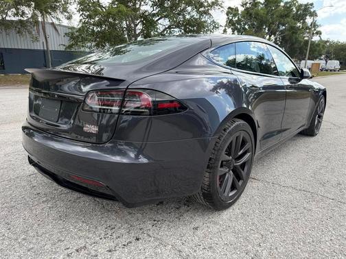 Gray 2025 Tesla Model S Plaid
