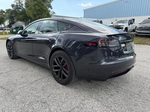 Gray 2025 Tesla Model S Plaid