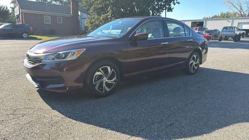 Burgundy 2017 Honda Accord LX