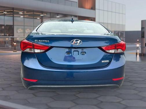 Windy Sea Blue 2014 Hyundai ELANTRA Limited