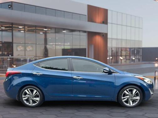 Windy Sea Blue 2014 Hyundai ELANTRA Limited