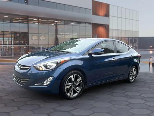 Windy Sea Blue 2014 Hyundai ELANTRA Limited