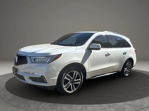 White Diamond Pearl 2018 Acura MDX 3.5L