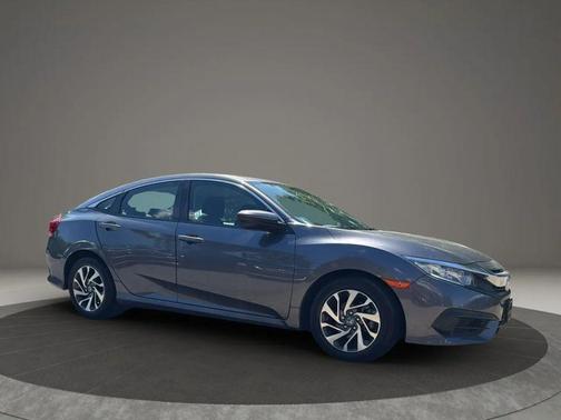 Modern Steel Metallic 2018 Honda Civic EX