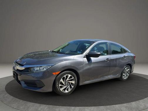 Modern Steel Metallic 2018 Honda Civic EX