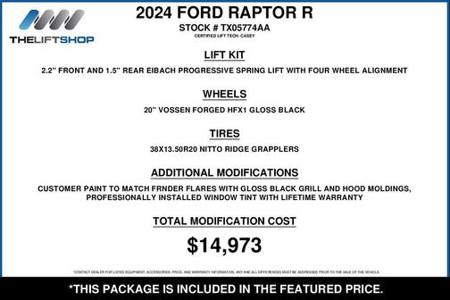 2024 Ford F-150 Raptor
