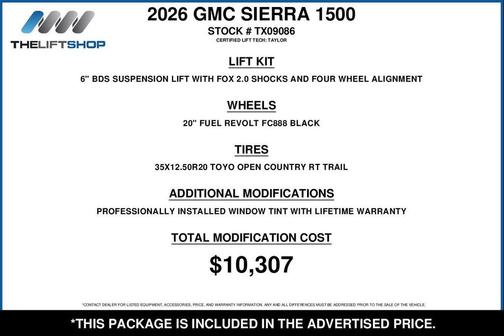 2026 GMC Sierra 1500 Elevation