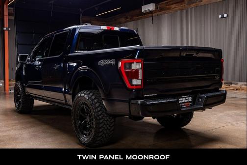 Antimatter Blue Metallic 2022 Ford F-150 Platinum