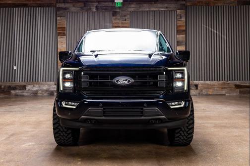 Antimatter Blue Metallic 2022 Ford F-150 Platinum