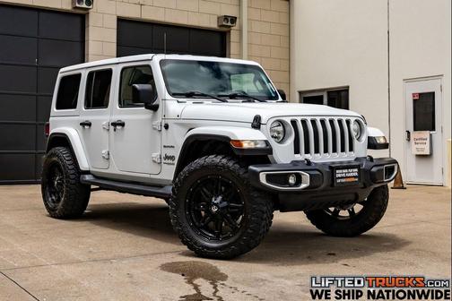 Bright White Clearcoat 2020 Jeep Wrangler Unlimited Sahara