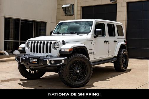 Bright White Clearcoat 2020 Jeep Wrangler Unlimited Sahara