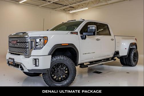 White Frost Tricoat 2022 GMC Sierra 3500 Denali