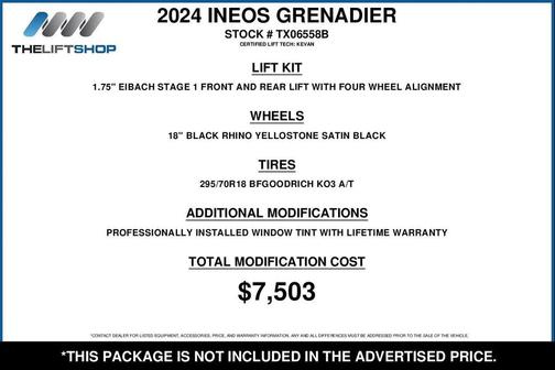 2024 INEOS Grenadier Trialmaster