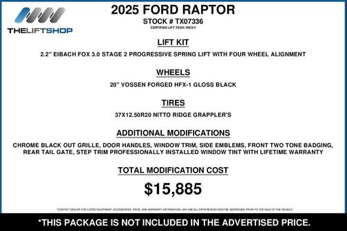 2025 Ford F-150 Raptor