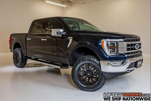 Antimatter Blue Metallic 2021 Ford F-150 Lariat
