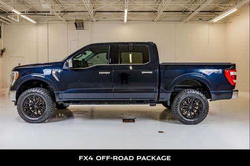 Antimatter Blue Metallic 2021 Ford F-150 Lariat