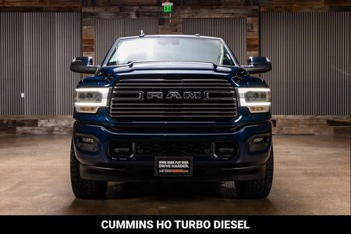 Patriot Blue Pearlcoat 2022 RAM 3500 Laramie Mega Cab 4x4 6'4' Box