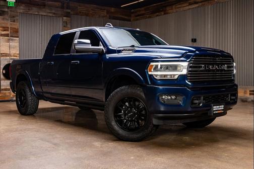 Patriot Blue Pearlcoat 2022 RAM 3500 Laramie Mega Cab 4x4 6'4' Box