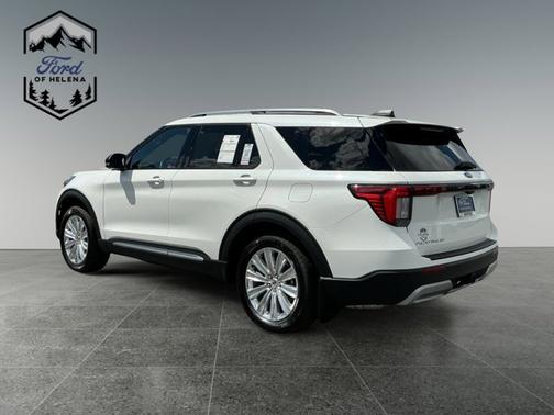 STAR WHITE MET TRI-COAT 2025 Ford Explorer PLATINUM