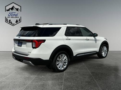 STAR WHITE MET TRI-COAT 2025 Ford Explorer PLATINUM