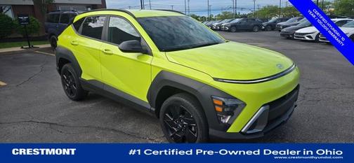 Yellow 2026 Hyundai KONA SEL Sport