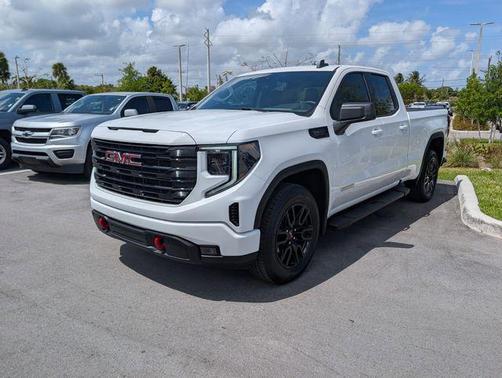 Summit White 2025 GMC Sierra 1500 Elevation