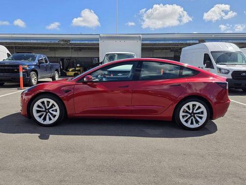 Red Multi-Coat 2022 Tesla Model 3 Standard Range