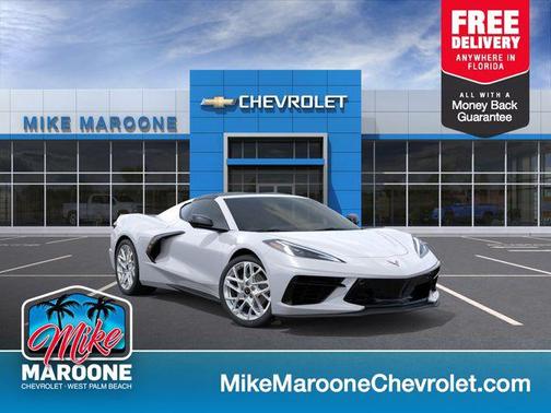 Arctic White 2026 Chevrolet Corvette Stingray w/3LT