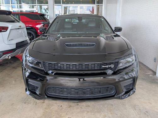 Pitch Black Clearcoat 2023 Dodge Charger SRT Hellcat Widebody Jailbreak