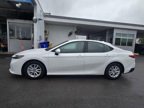 White 2025 Toyota Camry LE