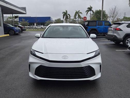 White 2025 Toyota Camry LE