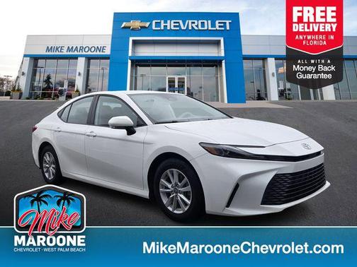 White 2025 Toyota Camry LE