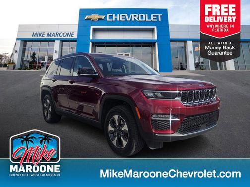 Velvet Red Pearlcoat 2024 Jeep Grand Cherokee 4xe Base