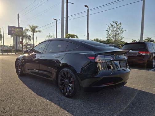 Black 2021 Tesla Model 3 Performance