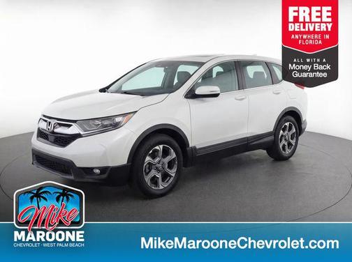 White Diamond Pearl 2018 Honda CR-V EX-L