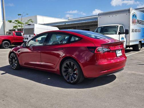 White 2023 Tesla Model 3 Performance