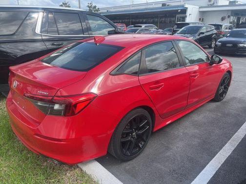 Red 2022 Honda Civic Sport