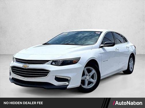 Summit White 2018 Chevrolet Malibu 1LS