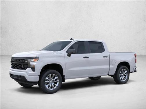 Summit White 2026 Chevrolet Silverado 1500 Custom