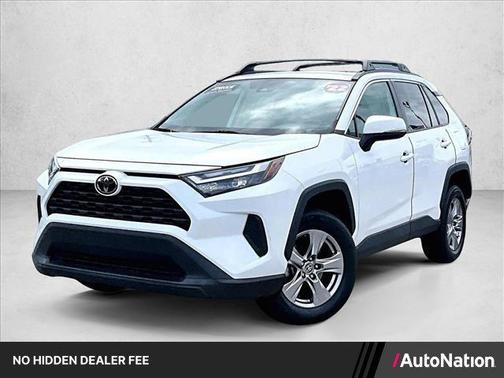 White 2022 Toyota RAV4 XLE