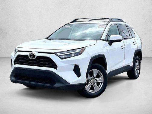 White 2022 Toyota RAV4 XLE