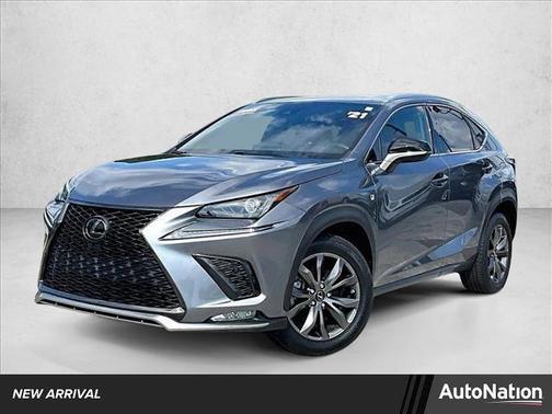 Nebula Gray Pearl 2021 Lexus NX 300 F Sport