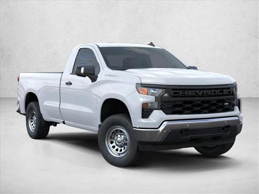 Summit White 2026 Chevrolet Silverado 1500 WT