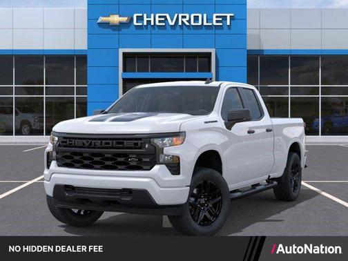 Summit White 2026 Chevrolet Silverado 1500 Custom