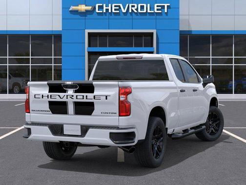 Summit White 2026 Chevrolet Silverado 1500 Custom