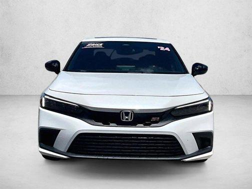 Platinum White Pearl 2024 Honda Civic Si Base