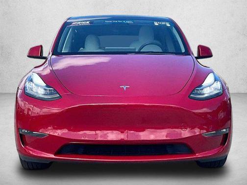 Red Multi-Coat 2022 Tesla Model Y Long Range Dual Motor All-Wheel Drive