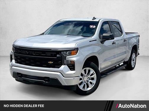 Silver Ice Metallic 2022 Chevrolet Silverado 1500 Custom