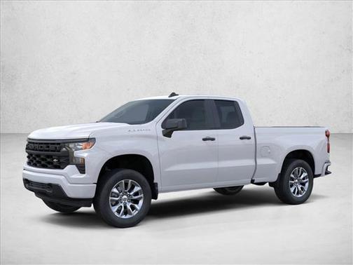 Summit White 2026 Chevrolet Silverado 1500 Custom